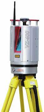 Riegl VZ-400 terrestrial lidar scanner on a tripod
